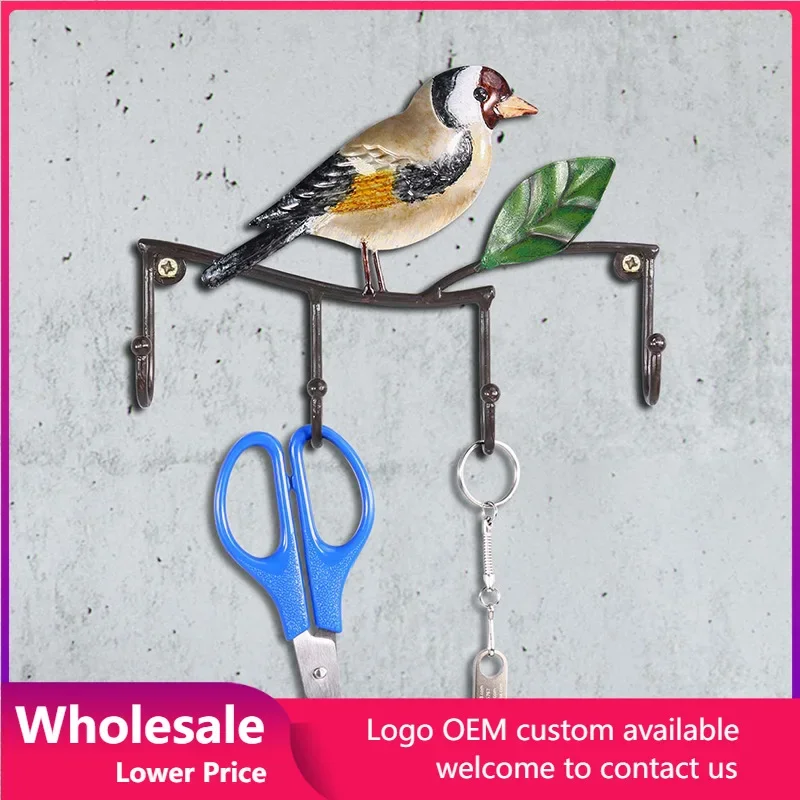 Kitchen Appliances Shelves - Resin Bird Hanger Wall Decorations Key