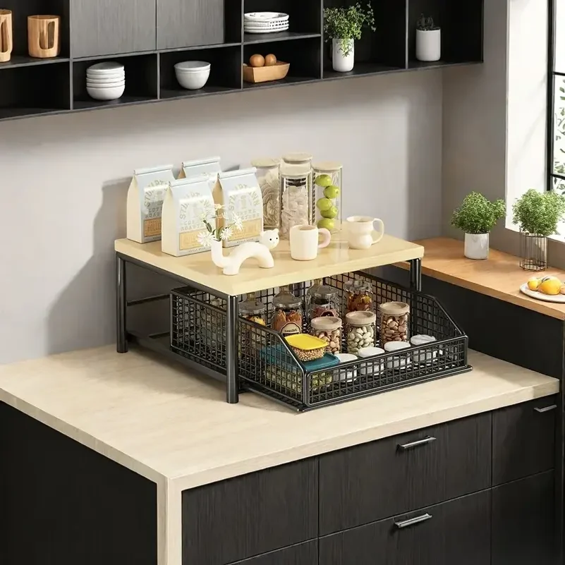 Modern Microwave Shelf Organiz - Kitchen Appliances Countertop recension och pris