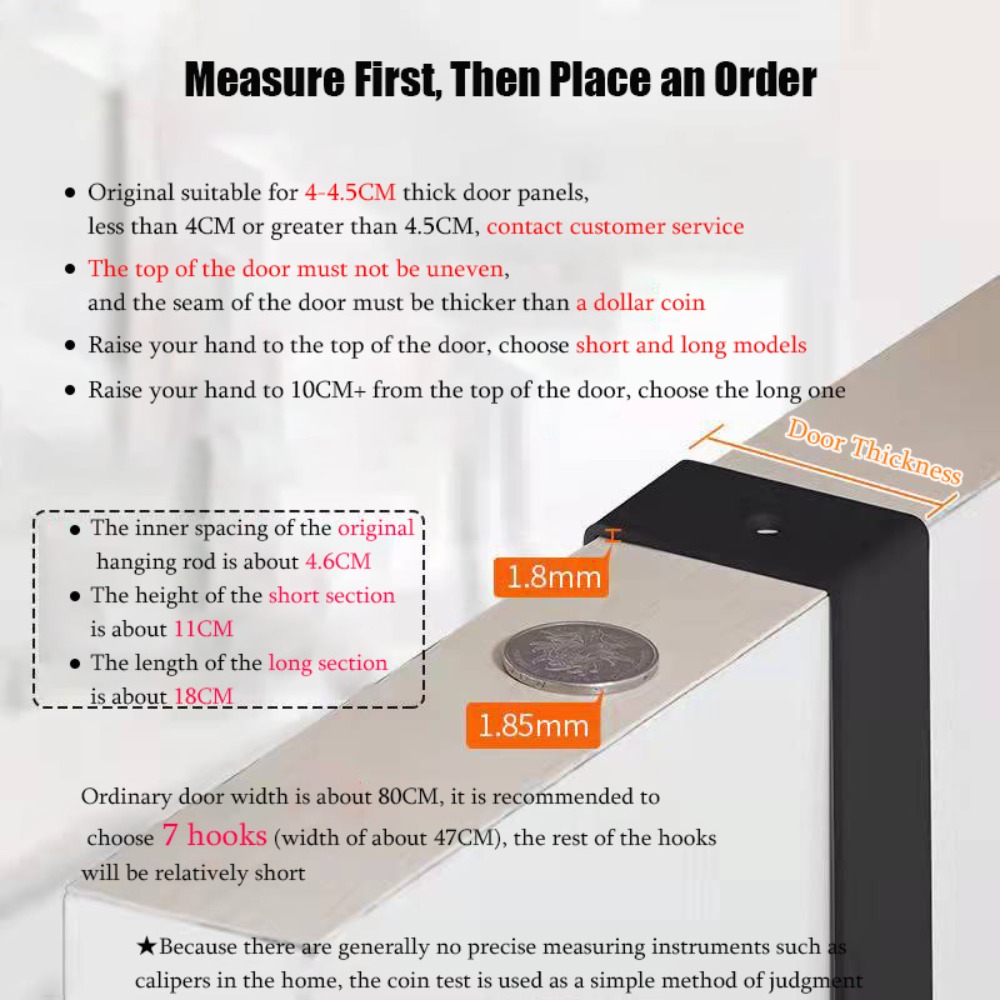 Hooks Over The Door 6 Hooks Cl - Kitchen Appliances Shelves recension och pris