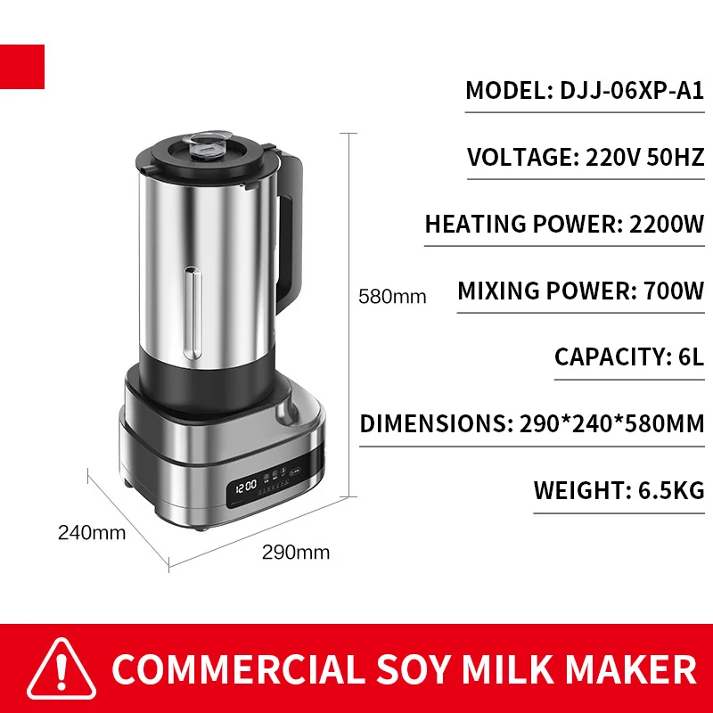6/10L Commercial Fully Automat - Soy Milk Maker recension och pris