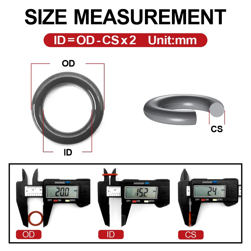 CS 1.5mm Black NBR O Ring Kit  - Kitchen Appliances Repair recension och pris