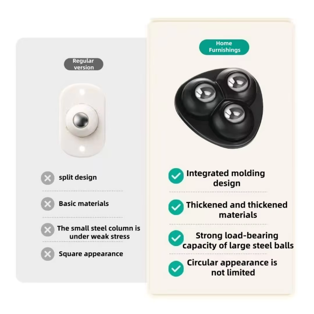 Self adhesive casters，360 ° ro - Kitchen Appliances Countertop recension och pris