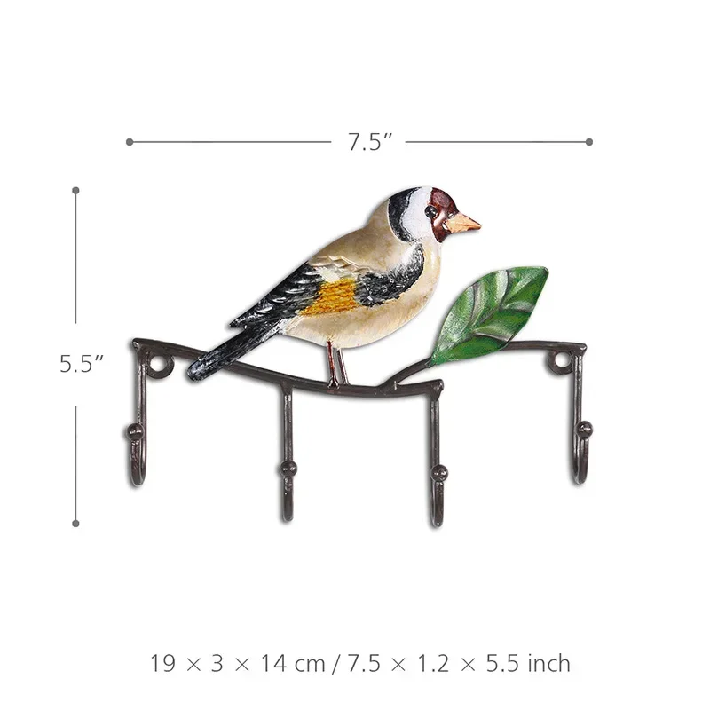 Resin Bird Hanger Wall Decorat - Kitchen Appliances Shelves recension och pris
